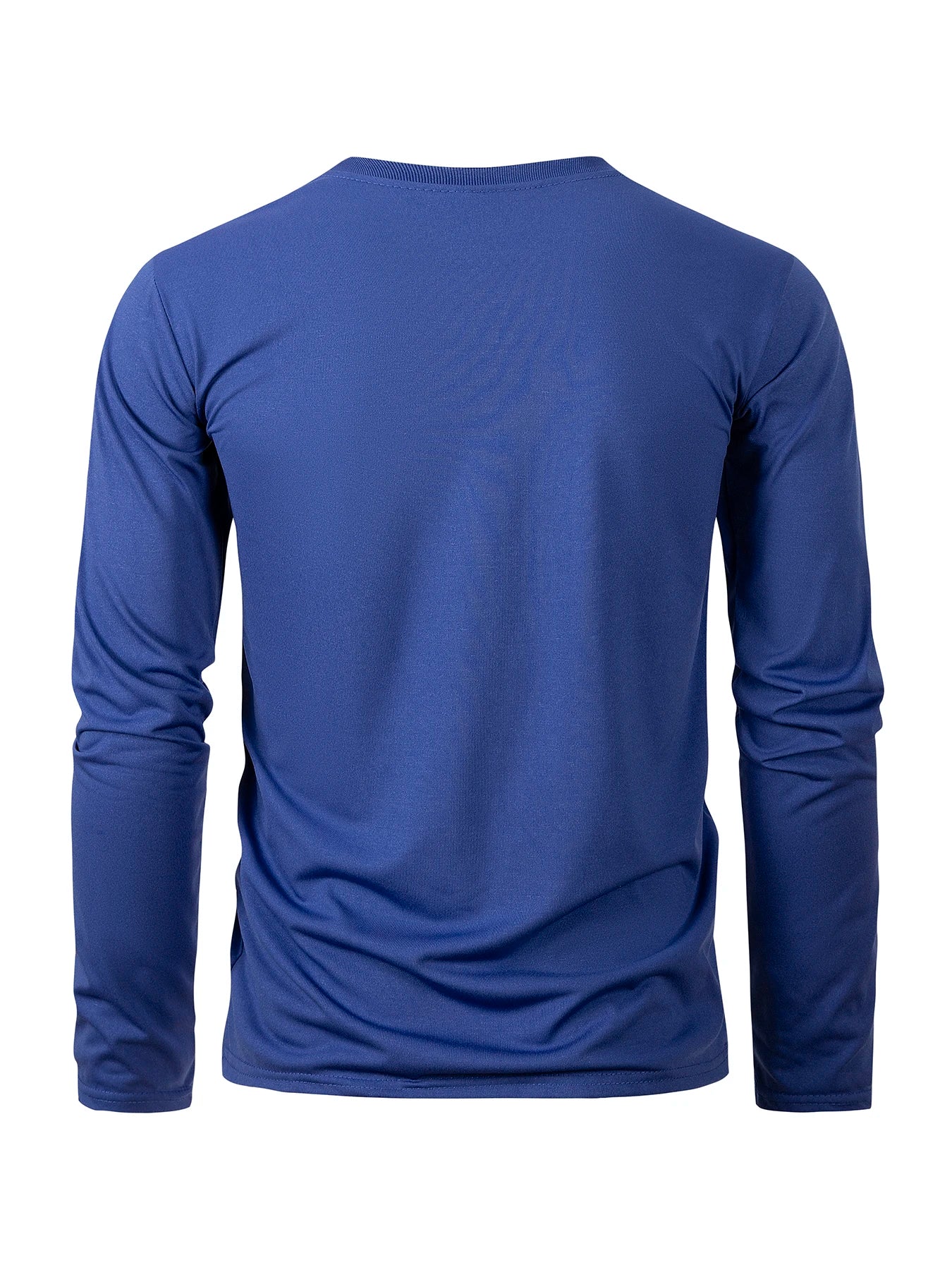 Long Sleeve Moisture Wicking T-Shirt – Casual Round Neck Sports Tee, Comfortable Versatile Top