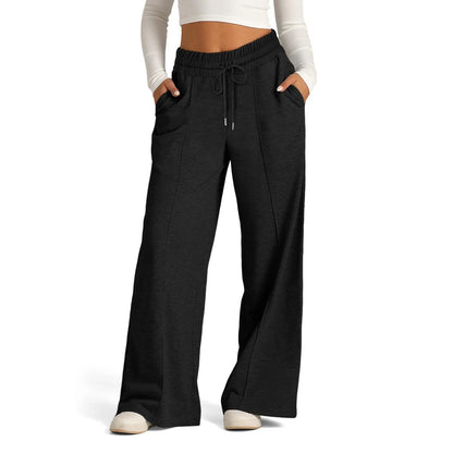 Wide Leg Fleece Joggers