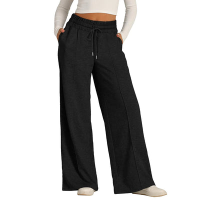 Wide Leg Fleece Joggers