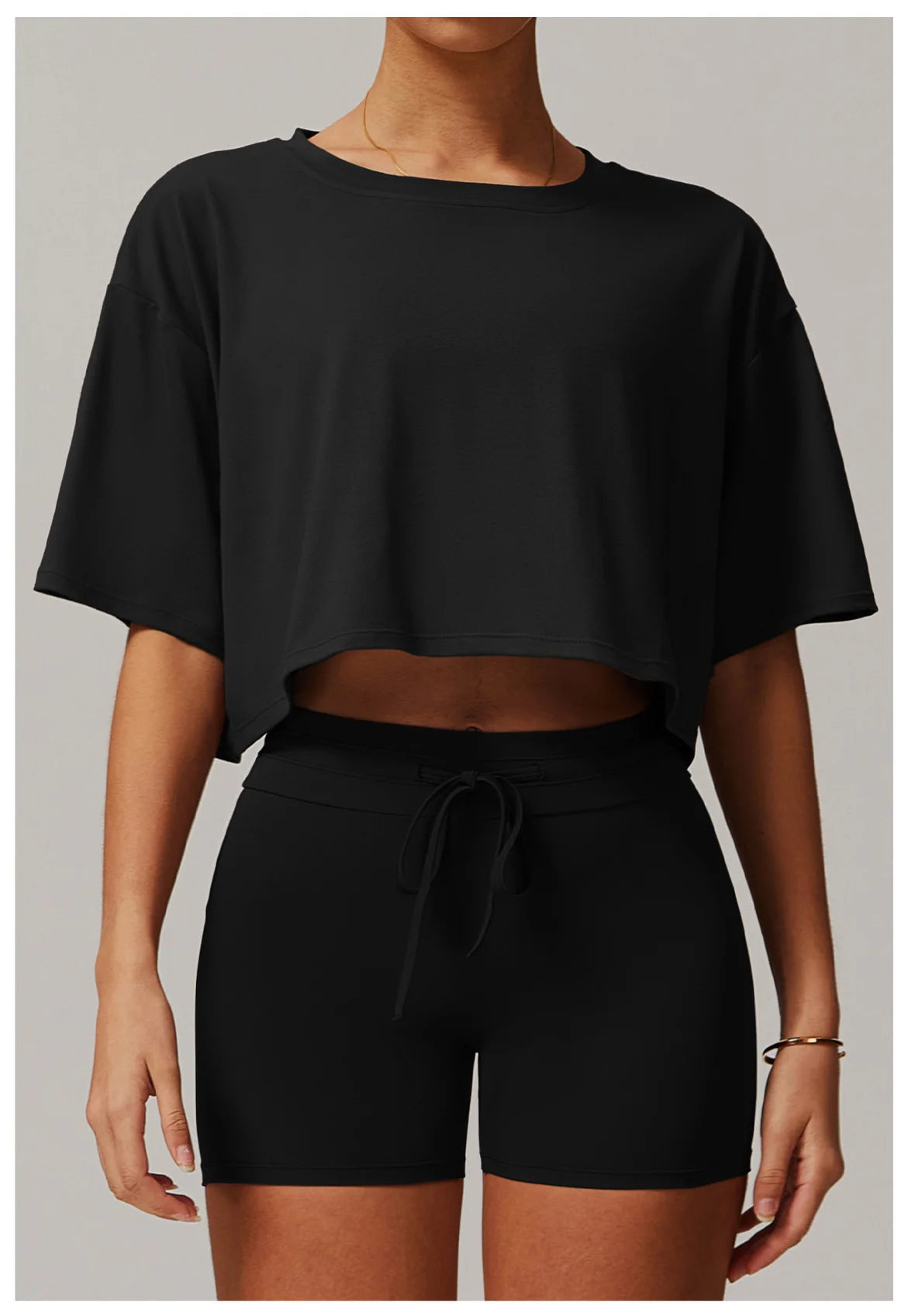 Loose Yoga Top Women Short Sleeve Gym Top Quick Dry Running Sports Shirt Fitness Woman Athletic Cropped Tops Push Up Active Wear