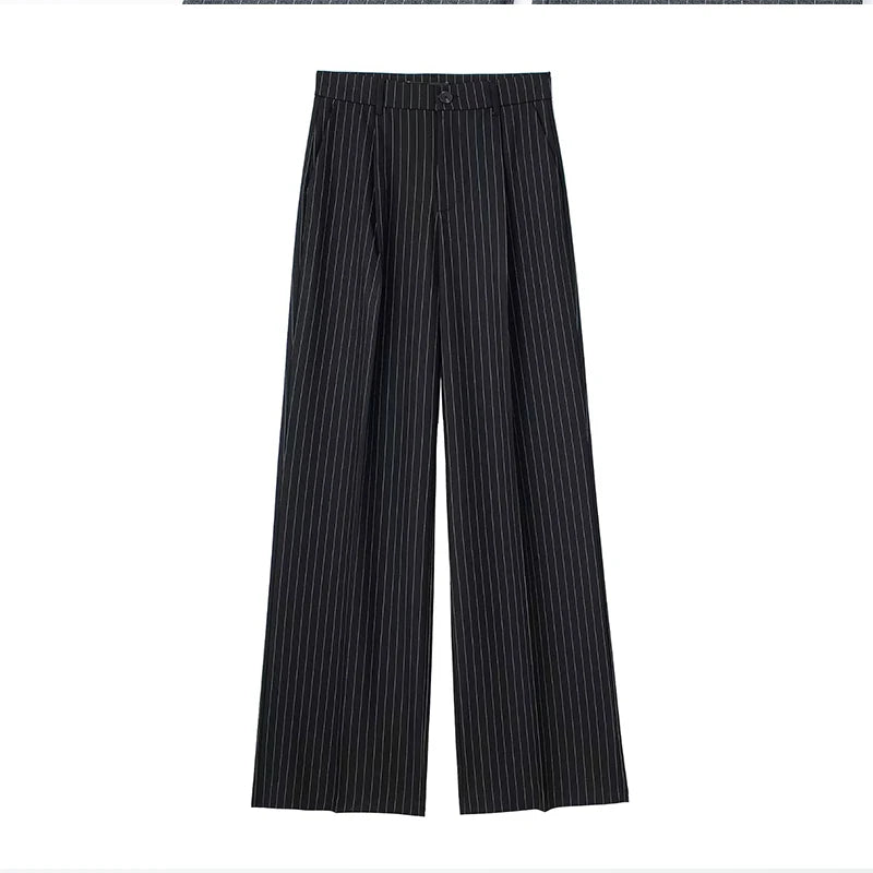 Wide Leg Baggy Suit Pant