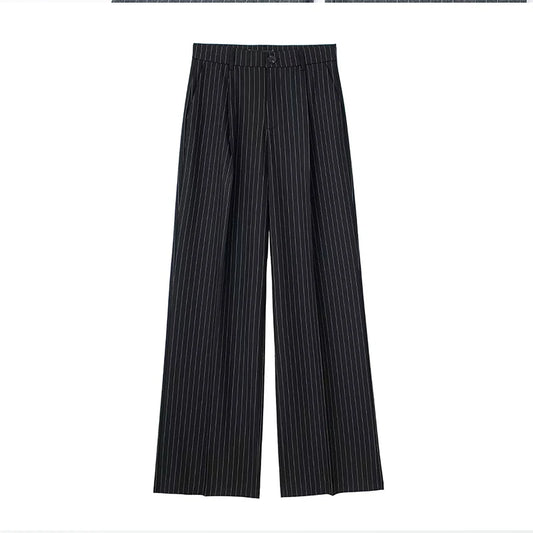 Wide Leg Baggy Suit Pant