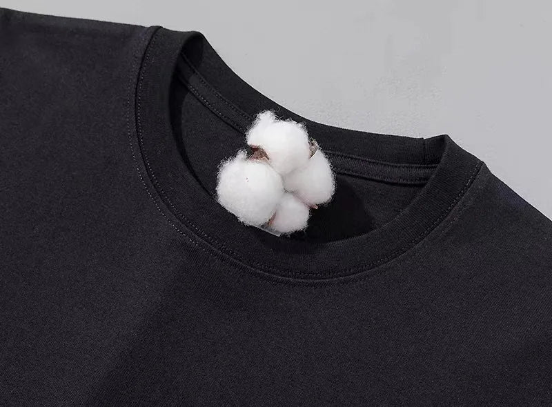 Men’s Cotton Long Sleeve T-Shirt – Solid Color Casual Tops for Spring & Autumn Undershirts