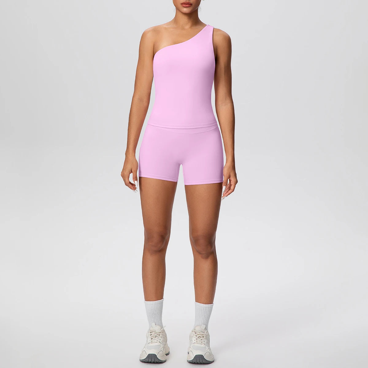 The Sculpt One-Shoulder Set