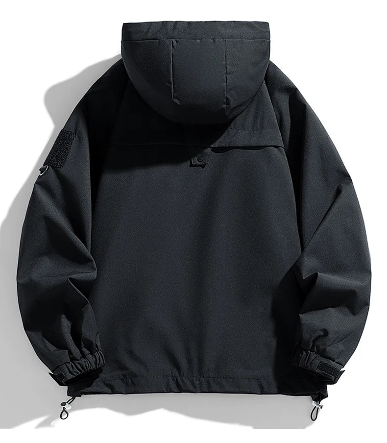 Windbreakers Hooded Zipper Jacket