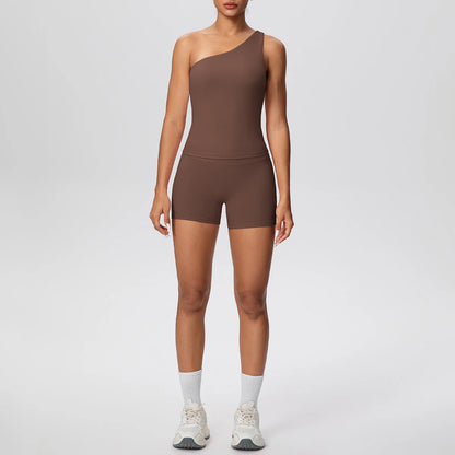 One Shoulder Sculpt Workout Set