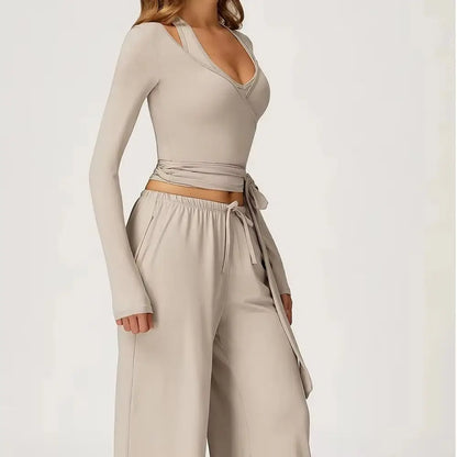 Women Yoga Set 2/3PCS Sportswear Push Up Workout Clothes Athletic Wear Gym Legging Fitness Bra Crop Top Long Sleeve Sports Suits