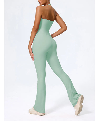 Sleeveless Backless Yoga Jumpsuit