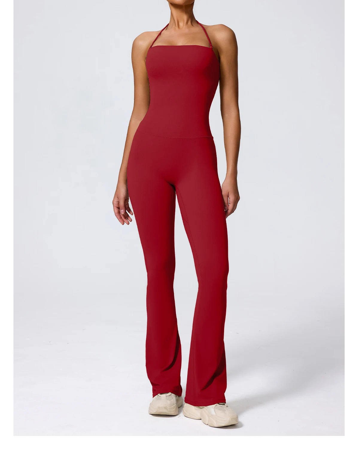 Sleeveless Backless Yoga Jumpsuit
