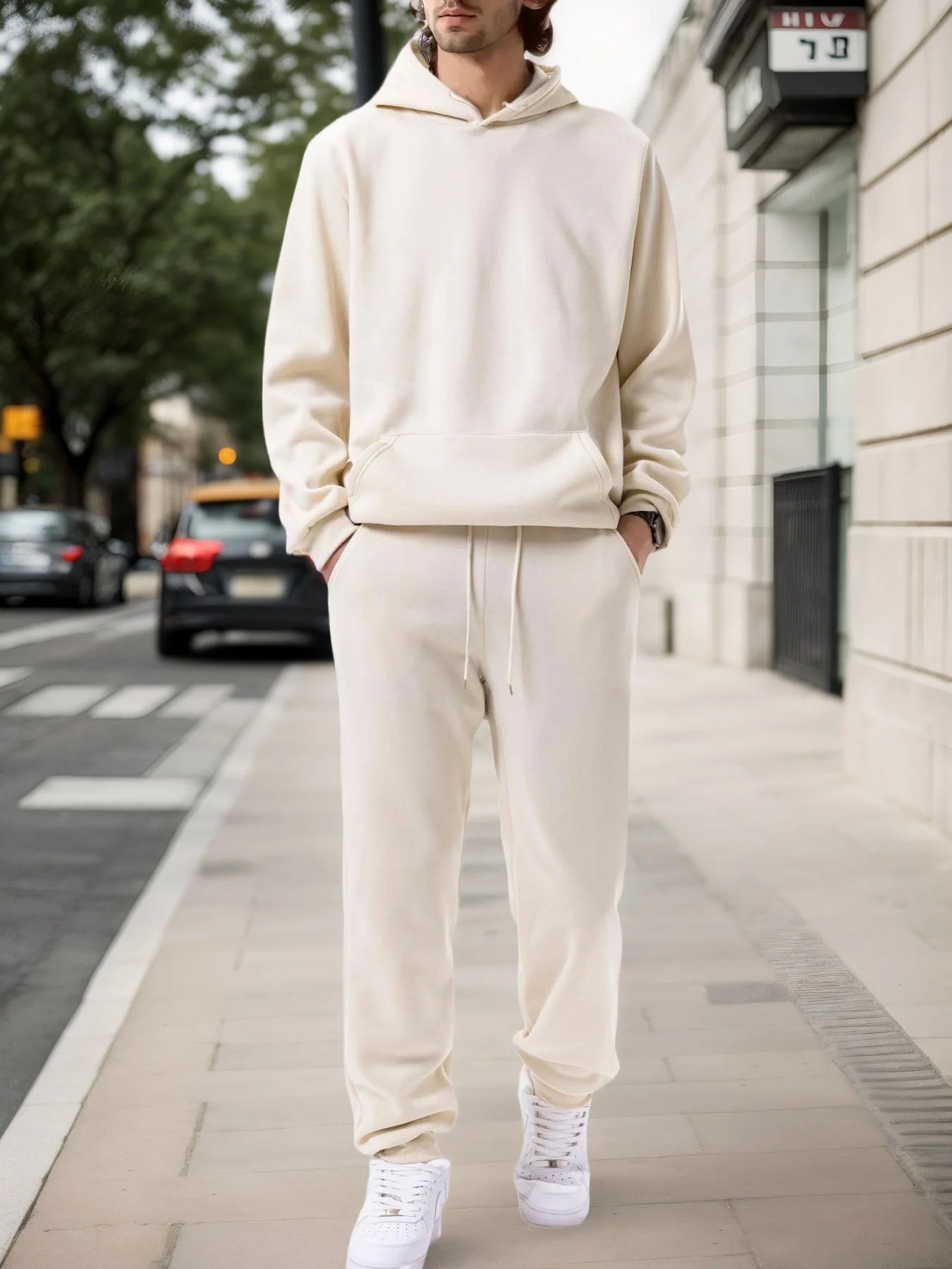 Hoodie + Jogging Pants Two-piece Set