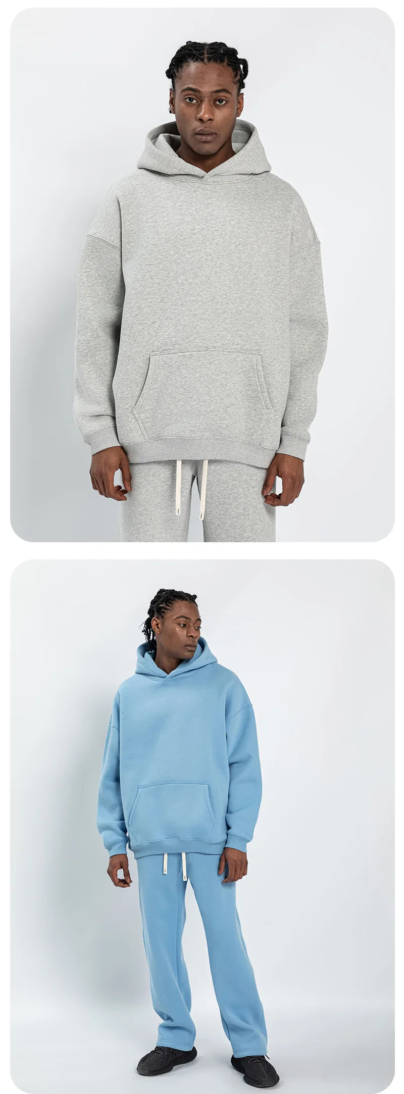 Fleece Lined Hoodie & Jogger Tracksuit Set