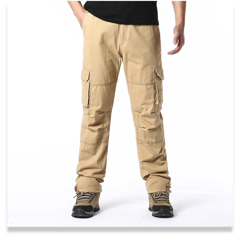 Casual Large Pocket Loose Pants