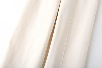 Zipper Pilot Jacket Sweatshirt Style Loose High Waist Fleece Pants Cotton Streetwear Series Women's Fashion Set