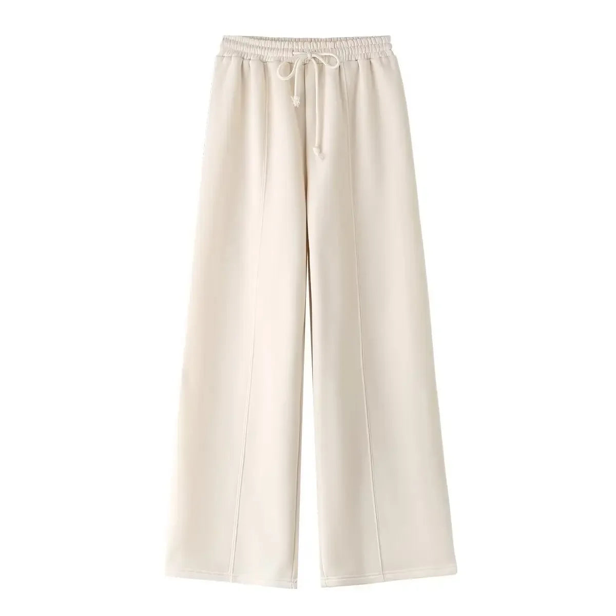 Zipper Pilot Jacket Sweatshirt Style Loose High Waist Fleece Pants Cotton Streetwear Series Women's Fashion Set