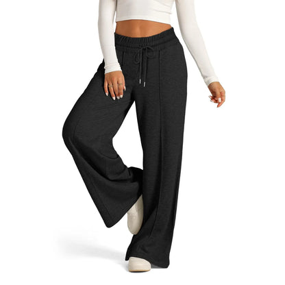 Wide Leg Fleece Joggers