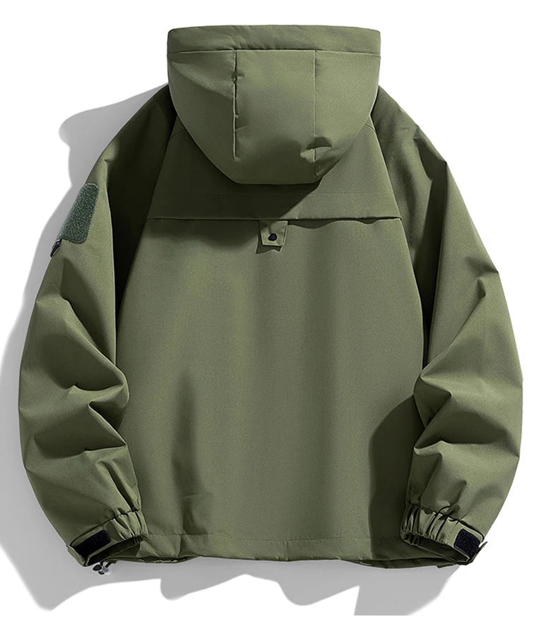 Windbreakers Hooded Zipper Jacket