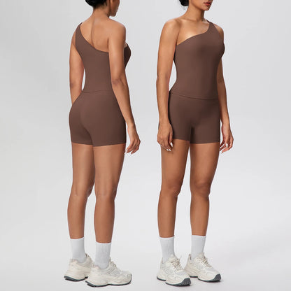 The Sculpt One-Shoulder Set